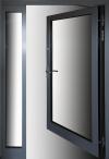Aluminum fire doors, windows and walls EI30 EI60