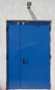 double-leaf steel fire doors class EI60  with closing sequence regulator SR 390